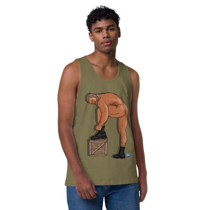Men’s premium tank top - Crated
