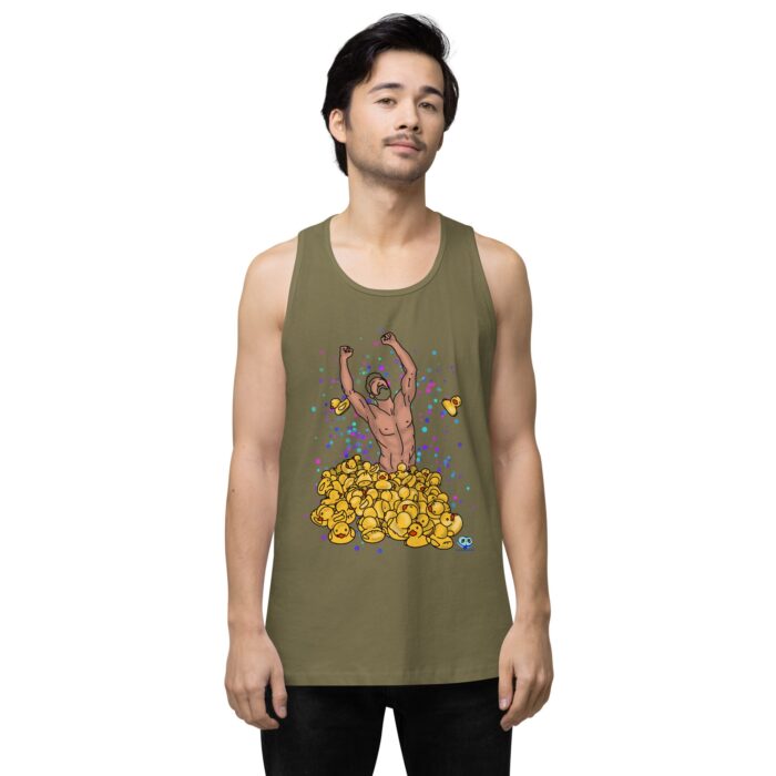 Men’s premium tank top - Cruising for Ducks - Image 32