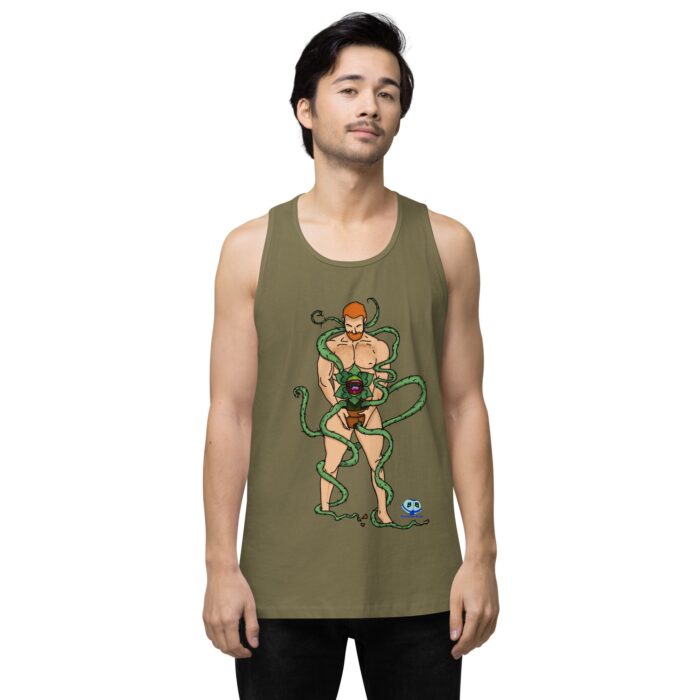 Men’s premium tank top - Feed Me - Image 32