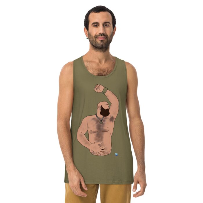 Men’s premium tank top - Hairy Pits - Image 14