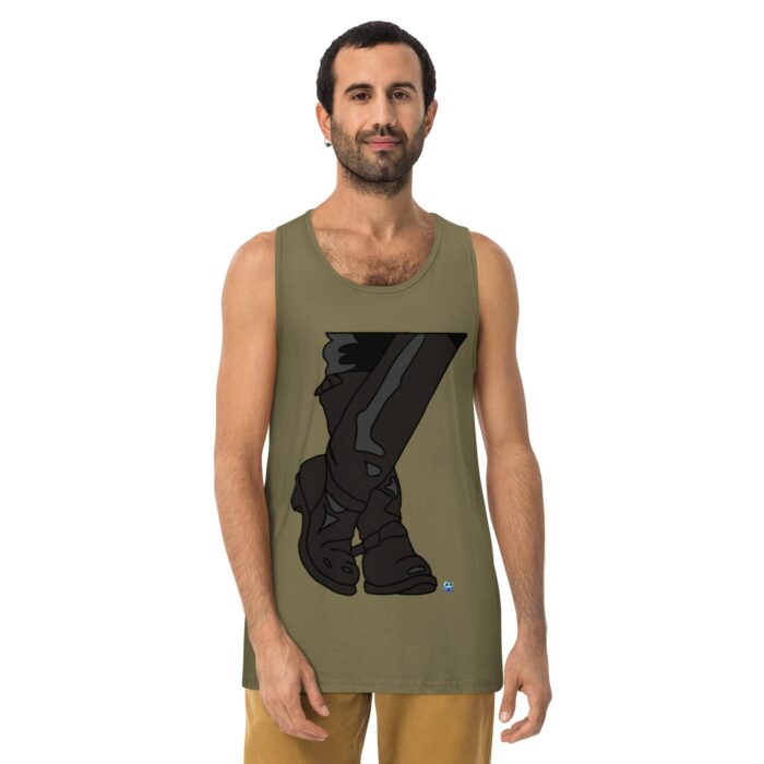 Men’s premium tank top - Leather Boots - Image 14