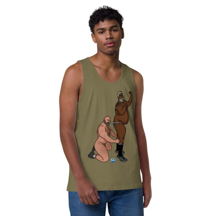 Men’s premium tank top  - Let's Get These Off - Image 26