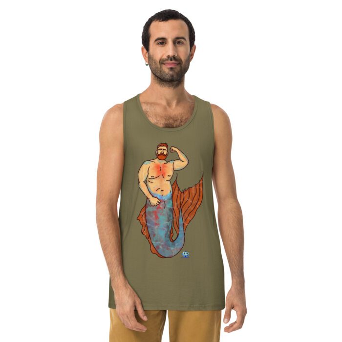 Men’s premium tank top - MerCub Orange
