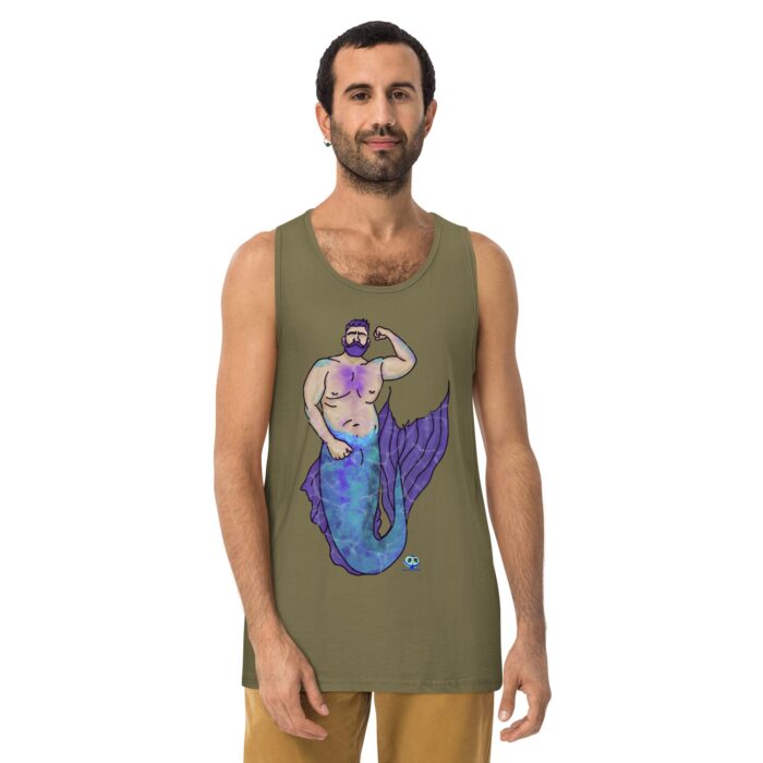 Men’s premium tank top - MerCub Purple - Image 14