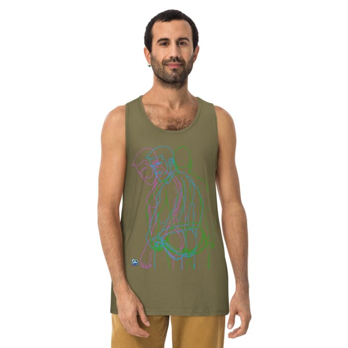 Men’s premium tank top - Neon - Image 14