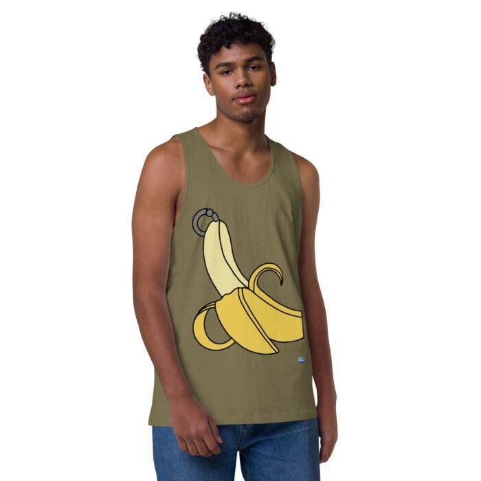 Men’s premium tank top - Pierced Banana - Image 26
