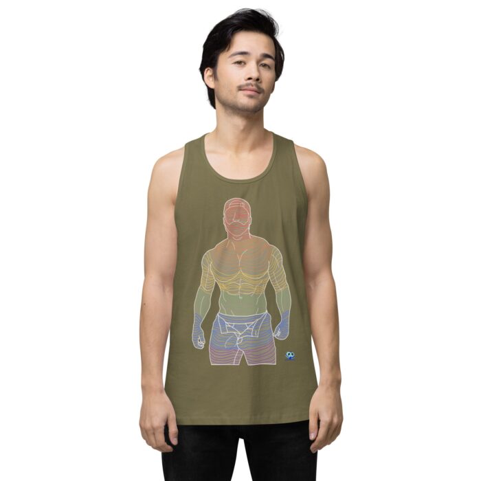 Men’s premium tank top - Ripples - Image 32