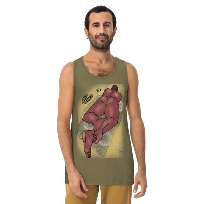 Men’s premium tank top - Suns Out Buns Out - Image 13