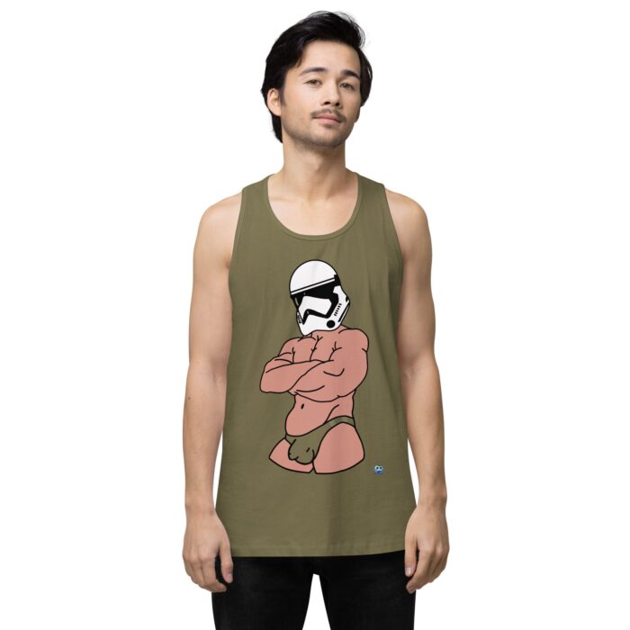Men’s premium tank top - Super Trooper - Image 31