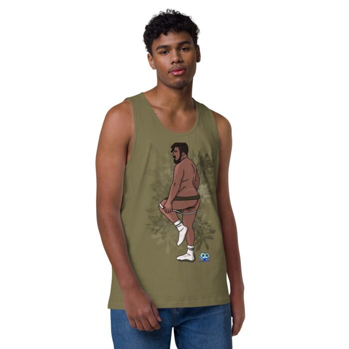 Men’s premium tank top - Undress - Image 25