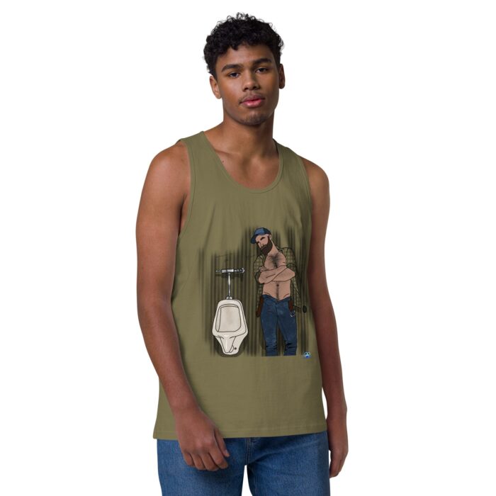 Men’s premium tank top - Urinal - Image 26