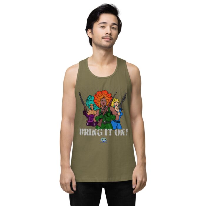Men’s premium tank top - War on Drag - Image 31