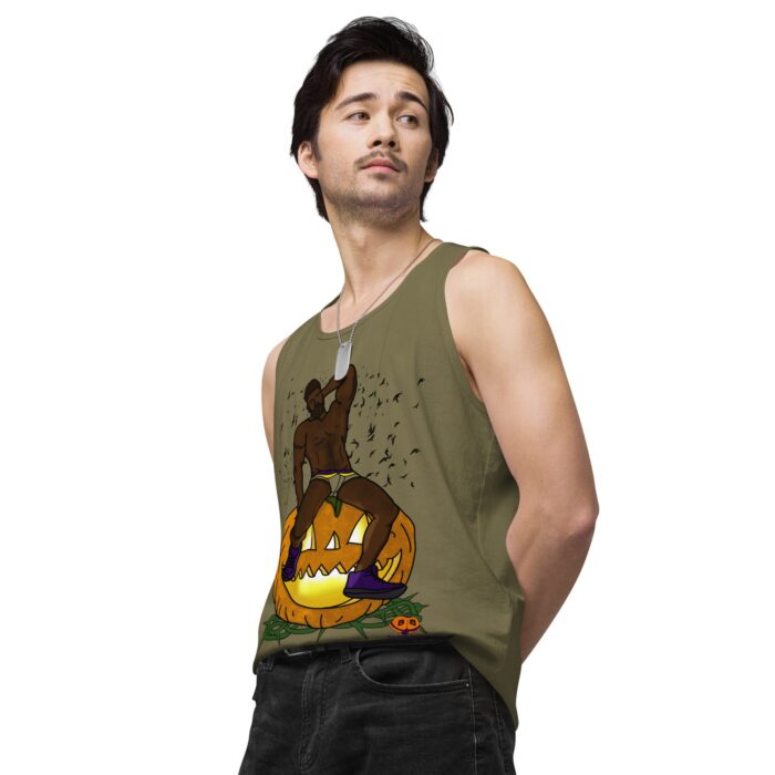 Men’s premium tank top - Jack O Lantern - Image 34