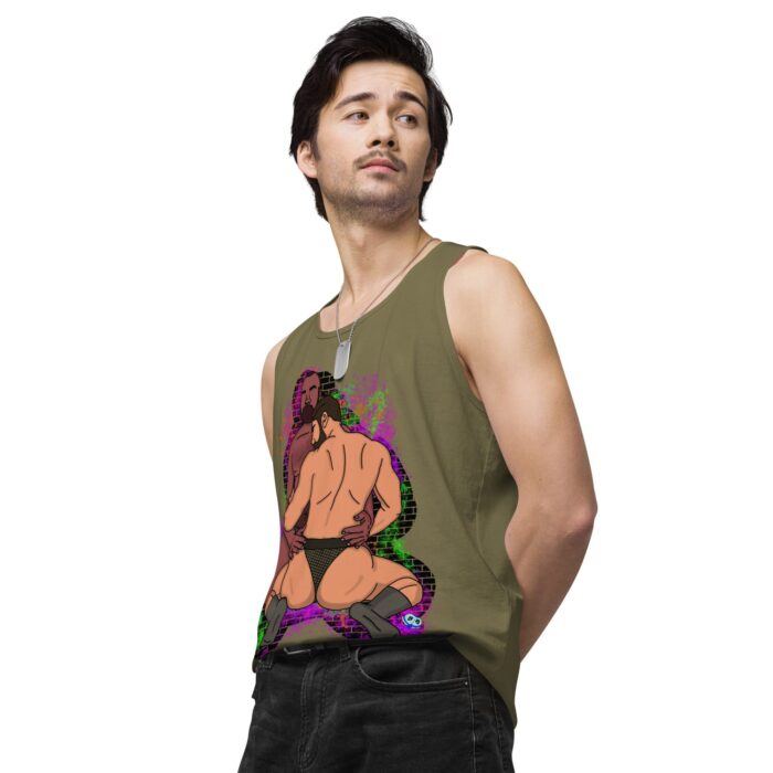 Men’s premium tank top - Mesh - Image 35