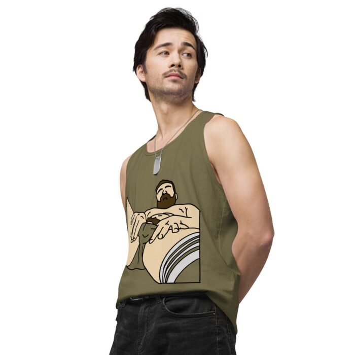 Men’s premium tank top - Peekaboo Bush - Image 34