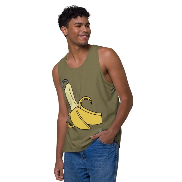 Men’s premium tank top - Pierced Banana - Image 28