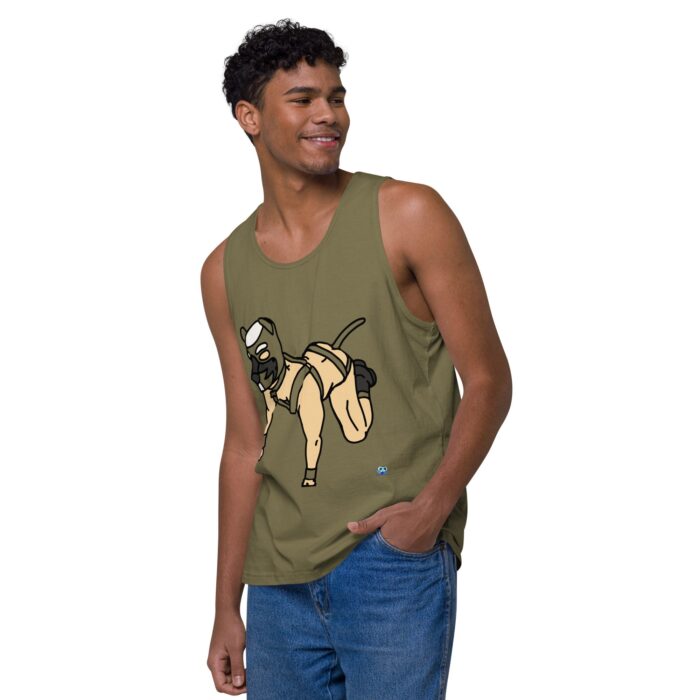 Men’s premium tank top - Pup Play - Image 27