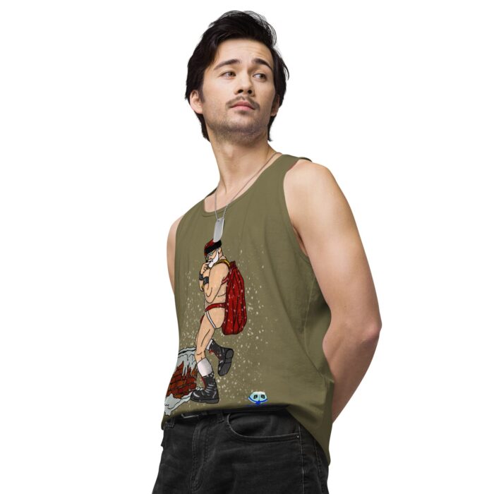 Men’s premium tank top - Santa's Sack - Image 35