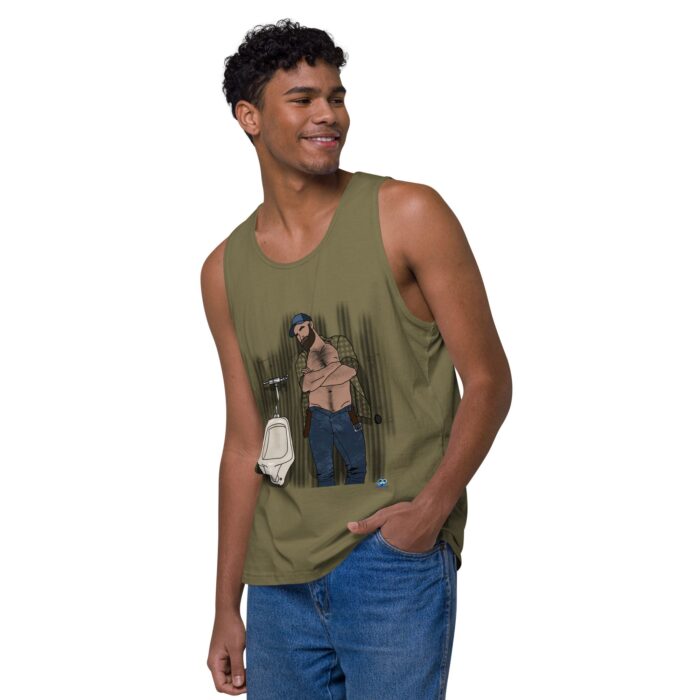Men’s premium tank top - Urinal - Image 28