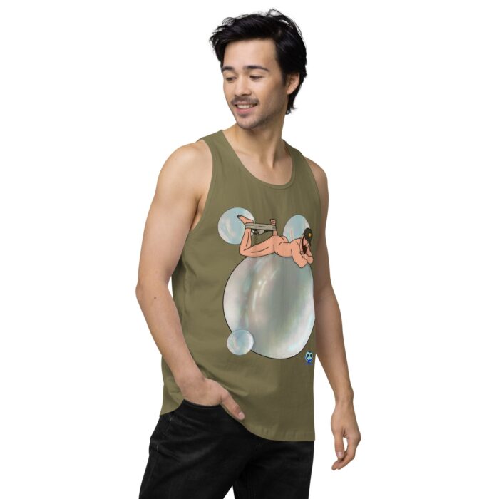 Men’s premium tank top - Bubbles - Image 34