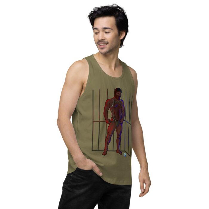 Men’s premium tank top - Busted - Image 34