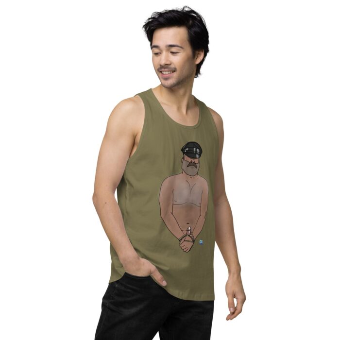 Men’s premium tank top - Hairy Daddy - Image 34