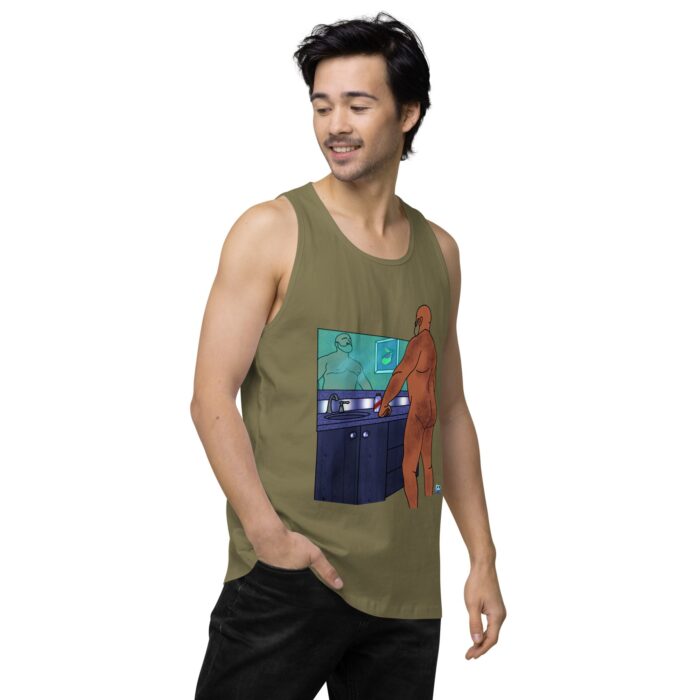 Men’s premium tank top - Morning Routine - Image 34