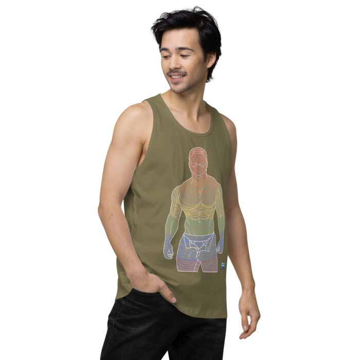 Men’s premium tank top - Ripples - Image 34