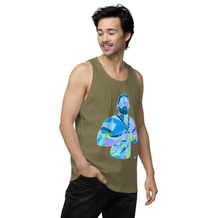 Men’s premium tank top - Shattered - Image 33