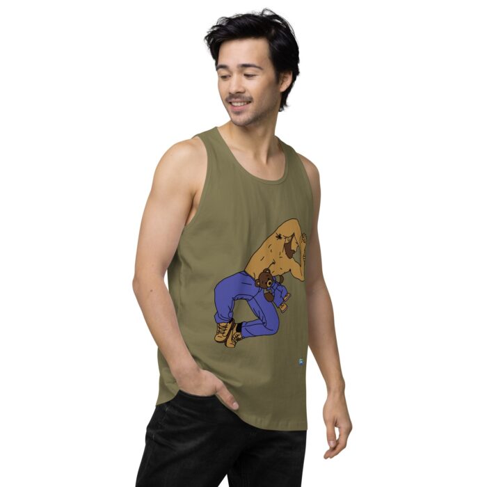 Men’s premium tank top - Teddy Bear Snuggles - Image 33