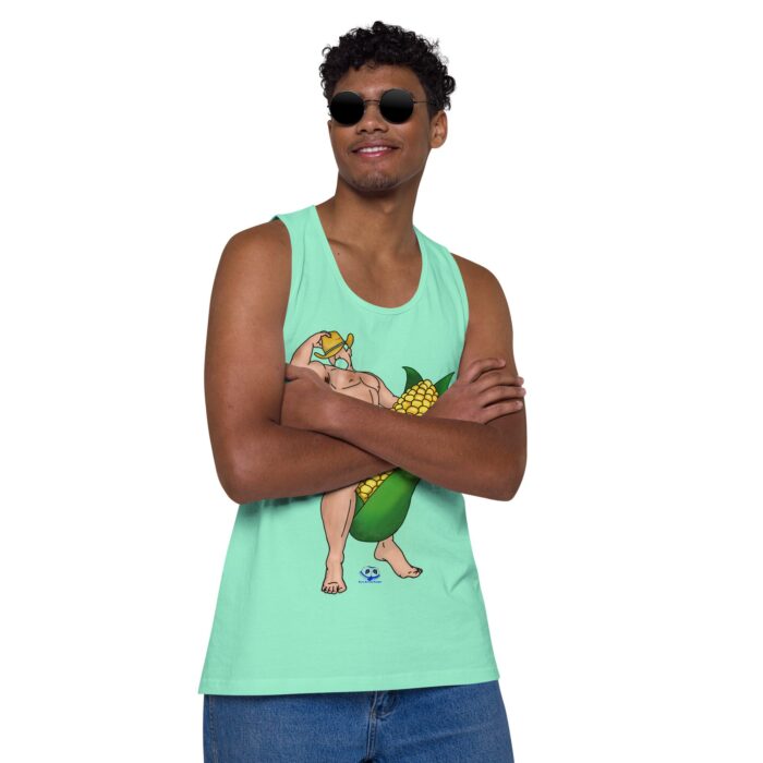 Men’s premium tank top - Aww Shucks - Image 46