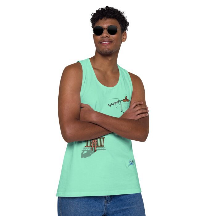 Men’s premium tank top - Bear Call - Image 46