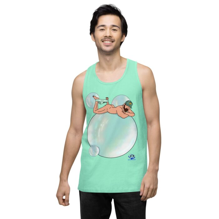 Men’s premium tank top - Bubbles - Image 57