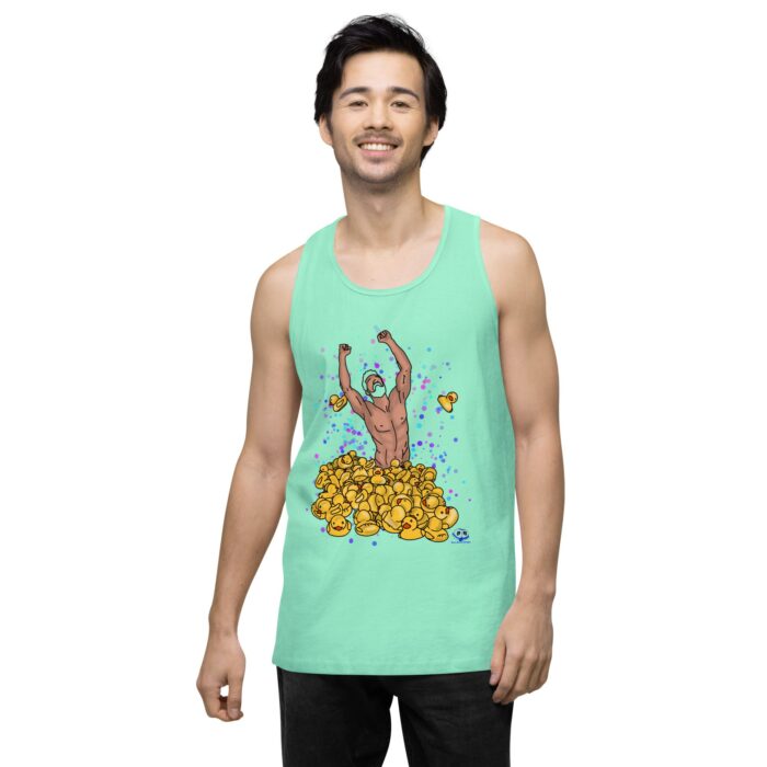 Men’s premium tank top - Cruising for Ducks - Image 57