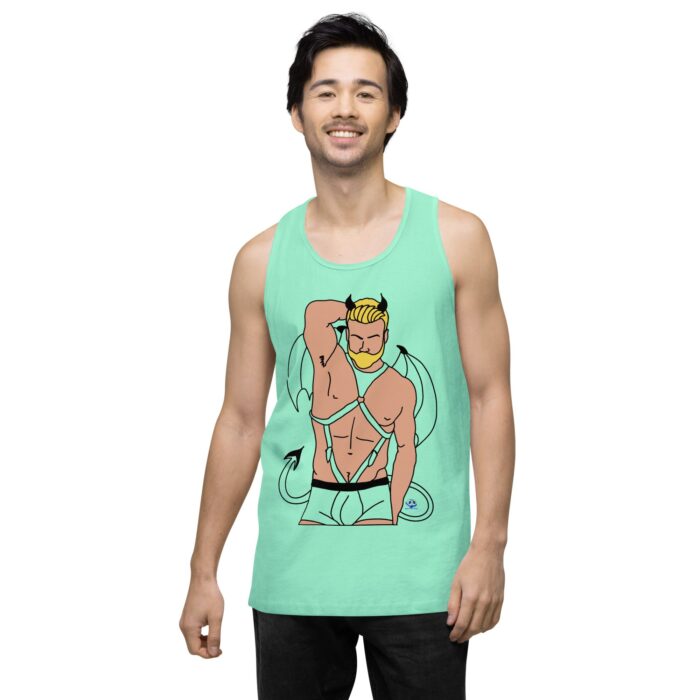 Men’s premium tank top - Devil - Image 57