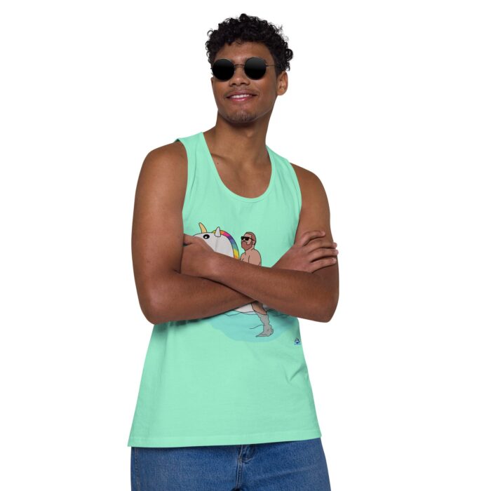 Men’s premium tank top - Float - Image 46