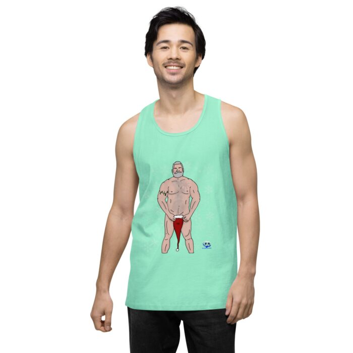 Men’s premium tank top - Frosted - Image 57