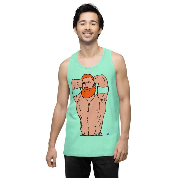 Men’s premium tank top - Ginger Pits - Image 57