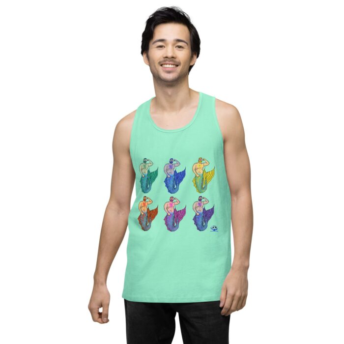 Men’s premium tank top - MerCub Multi - Image 57