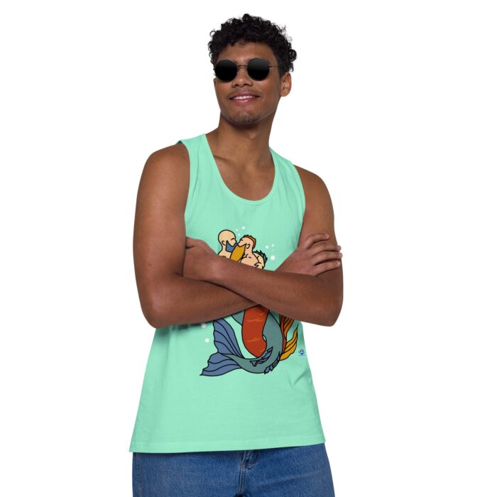Men’s premium tank top - MerMen - Image 46