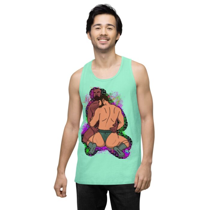 Men’s premium tank top - Mesh - Image 57