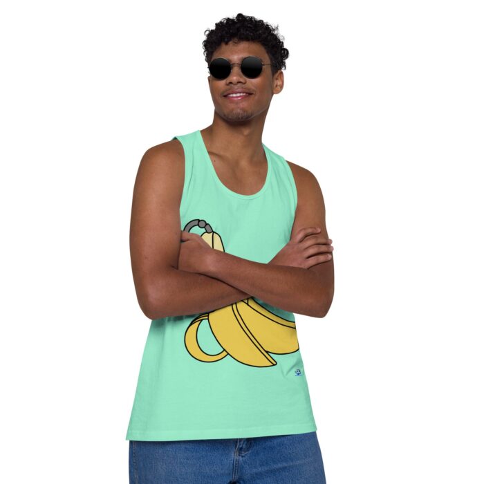 Men’s premium tank top - Pierced Banana - Image 46