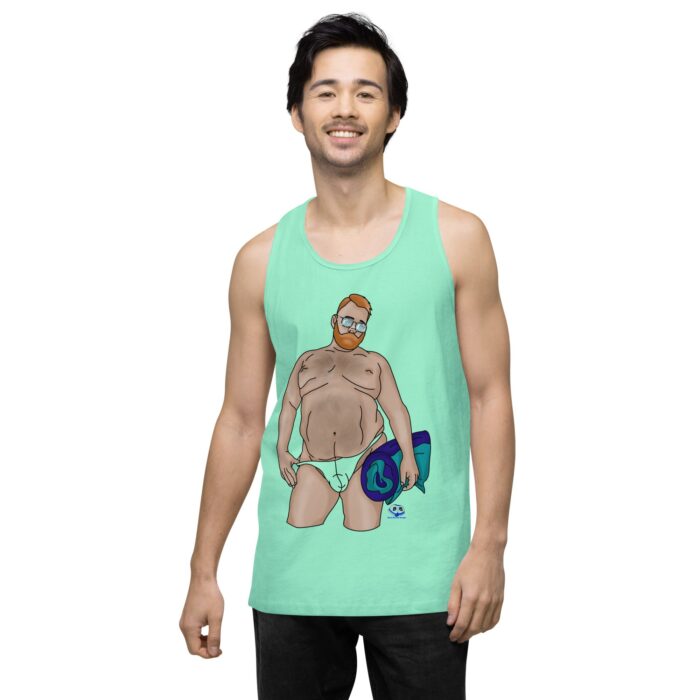 Men’s premium tank top - Ready for the Pool - Image 57