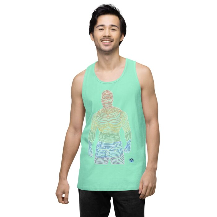 Men’s premium tank top - Ripples - Image 58