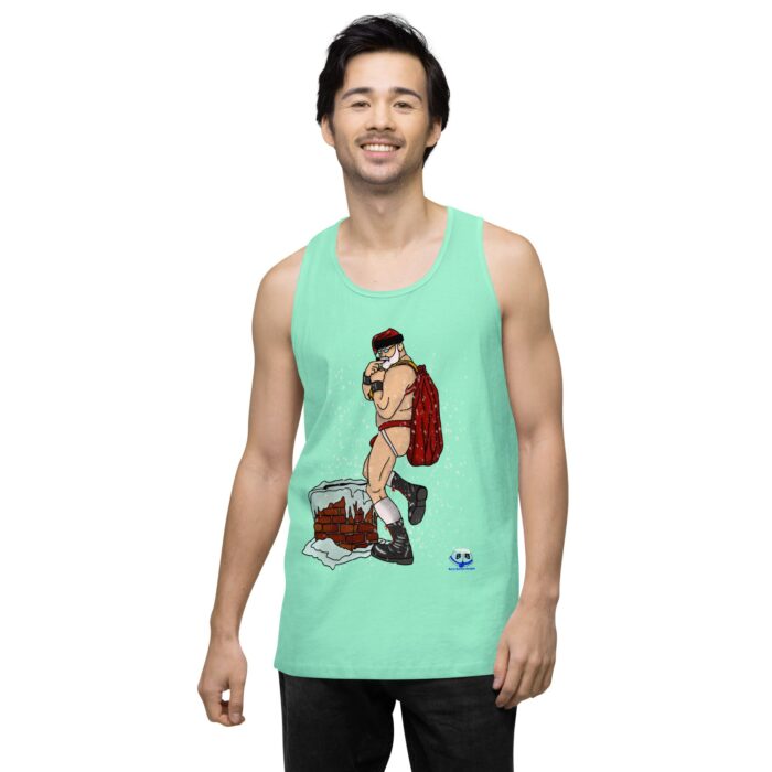 Men’s premium tank top - Santa's Sack - Image 57