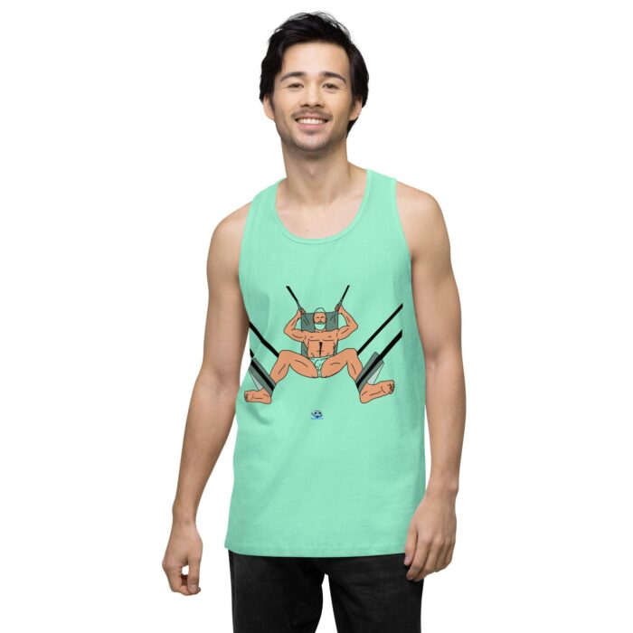 Men’s premium tank top - Sling Set - Image 57