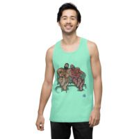 Men’s premium tank top - Staying In - Image 57