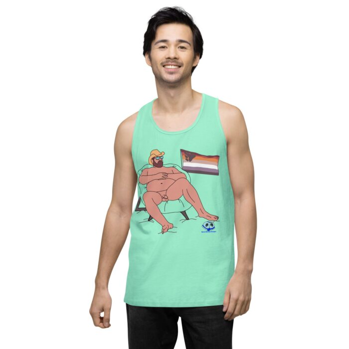 Men’s premium tank top - Beach Day - Image 52