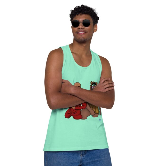 Men’s premium tank top - Sleepover - Image 46