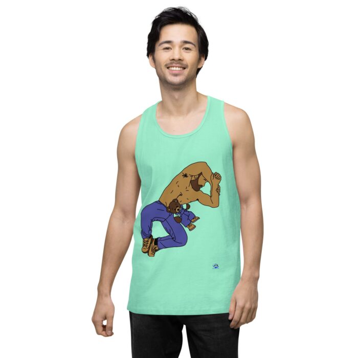 Men’s premium tank top - Teddy Bear Snuggles - Image 57